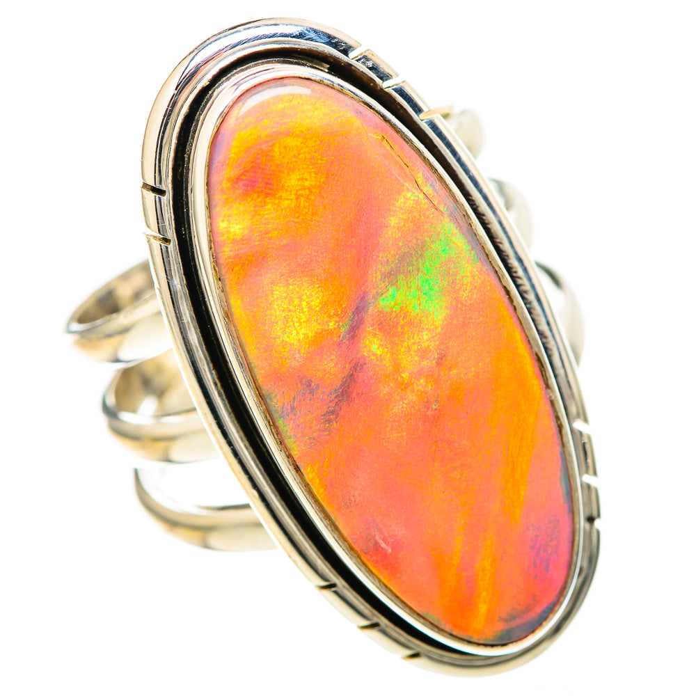 Aura Opal Rings handcrafted by Ana Silver Co - RING128442 - Photo 2