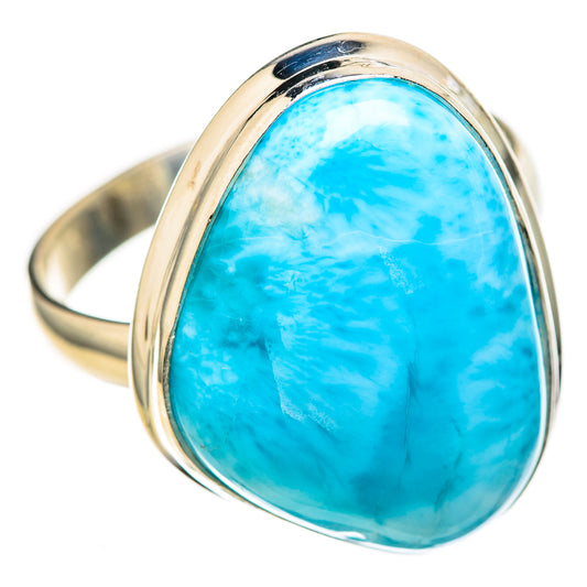 Larimar Rings handcrafted by Ana Silver Co - RING128449 - Photo 2