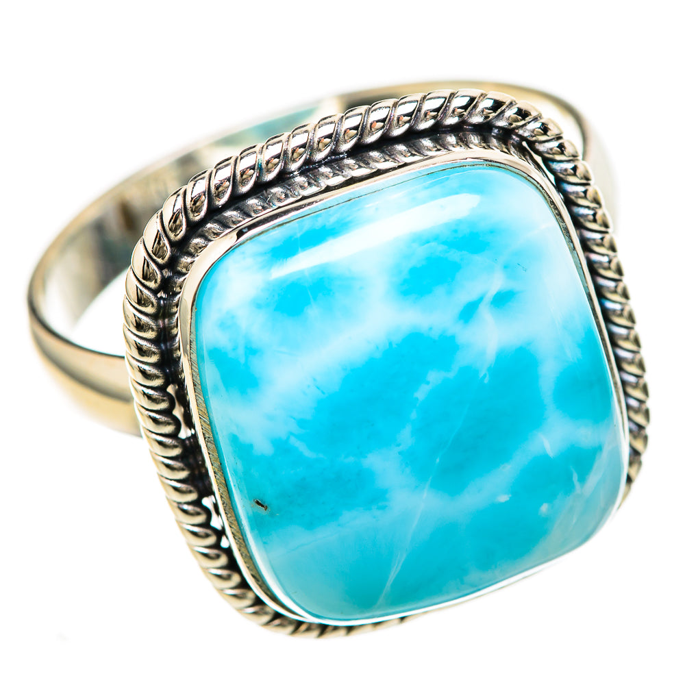 Larimar Rings handcrafted by Ana Silver Co - RING128454 - Photo 2