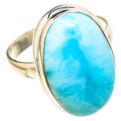 Larimar Rings handcrafted by Ana Silver Co - RING128477 - Photo 2