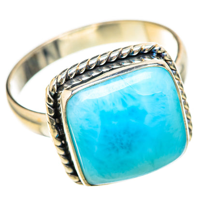 Larimar Rings handcrafted by Ana Silver Co - RING128482 - Photo 2