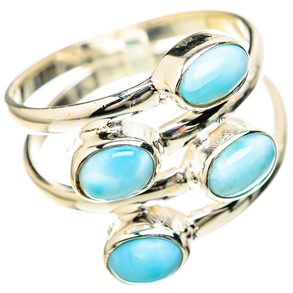 Larimar Rings handcrafted by Ana Silver Co - RING128506 - Photo 2