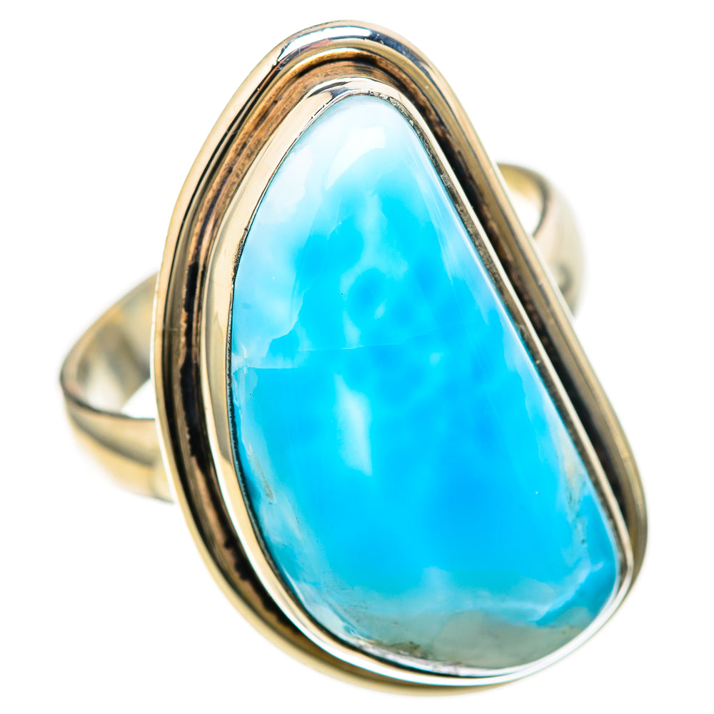 Larimar Rings handcrafted by Ana Silver Co - RING128530 - Photo 2