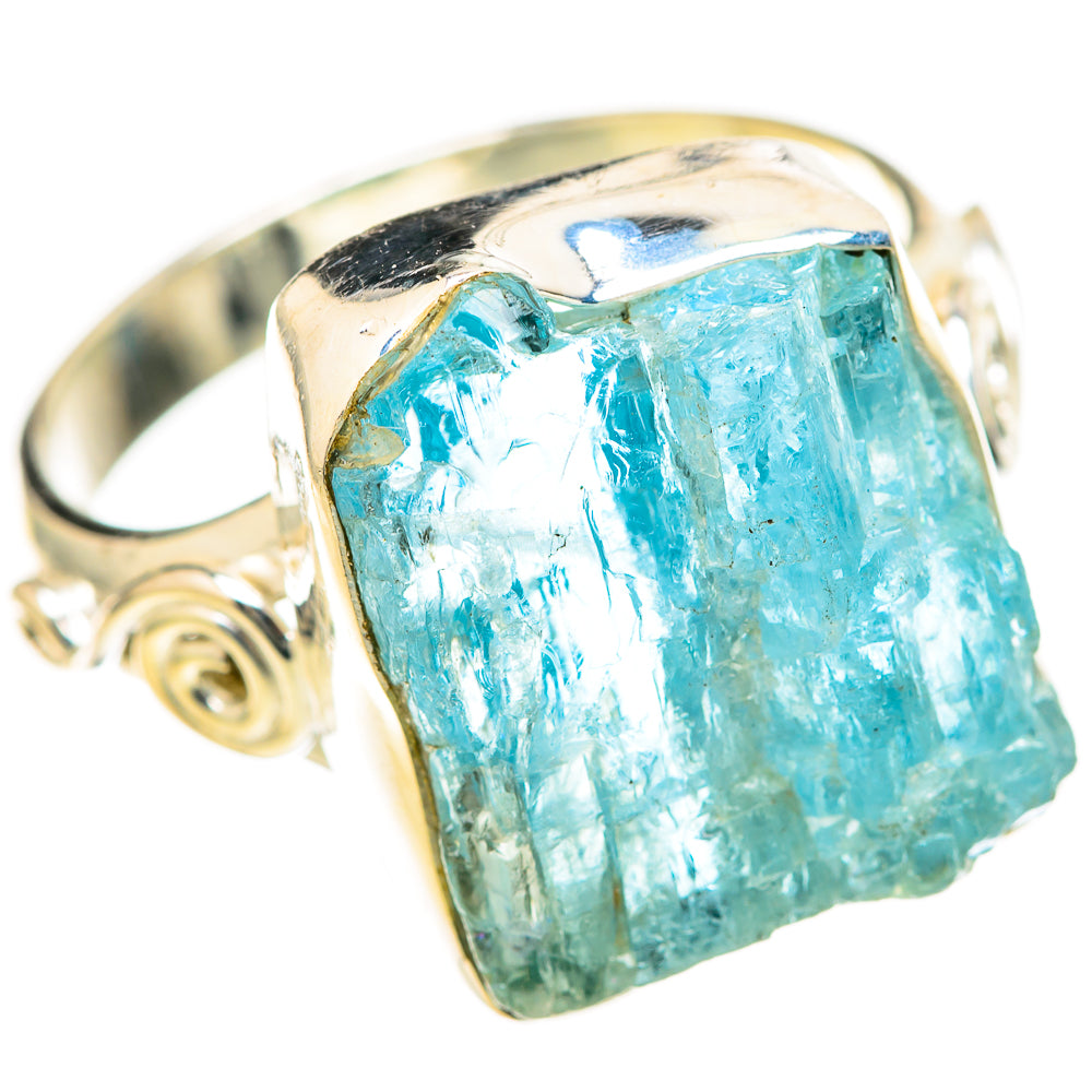 Aquamarine Rings handcrafted by Ana Silver Co - RING128531 - Photo 2