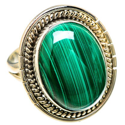 Malachite Rings handcrafted by Ana Silver Co - RING128538 - Photo 2
