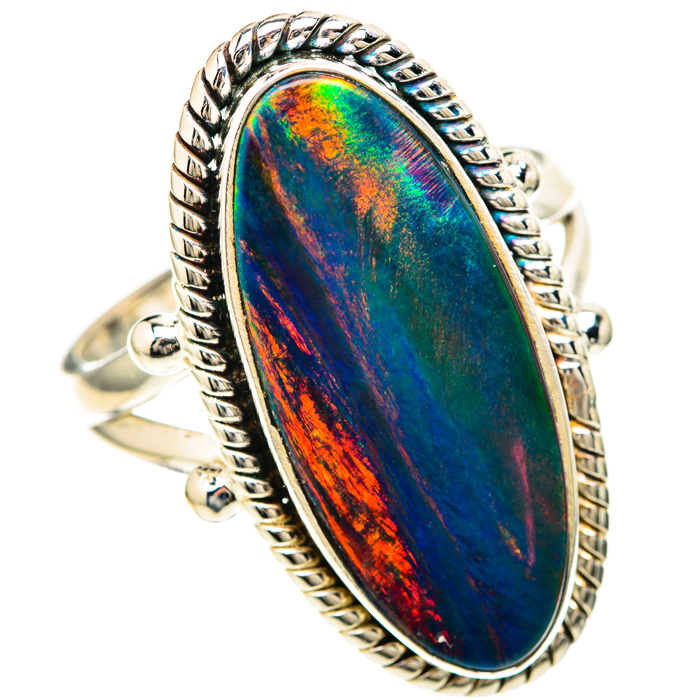 Aura Opal Rings handcrafted by Ana Silver Co - RING128544 - Photo 2