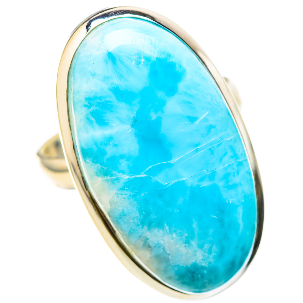Larimar Rings handcrafted by Ana Silver Co - RING128571 - Photo 2