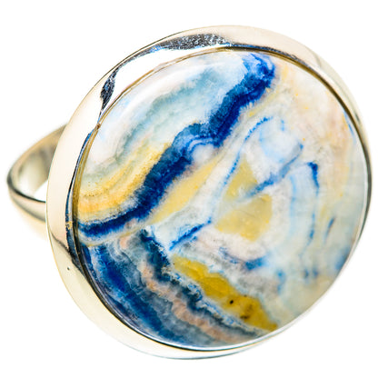 Blue Scheelite Rings handcrafted by Ana Silver Co - RING128572 - Photo 2