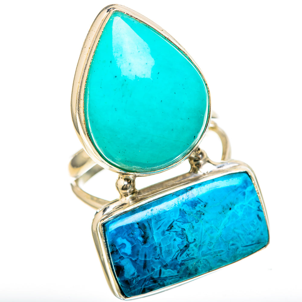 Shattuckite Rings handcrafted by Ana Silver Co - RING128573 - Photo 2
