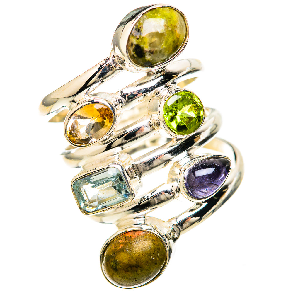 Labradorite Rings handcrafted by Ana Silver Co - RING128584 - Photo 2