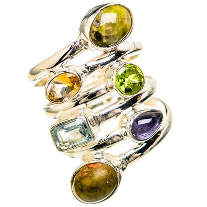 Labradorite Rings handcrafted by Ana Silver Co - RING128584 - Photo 2