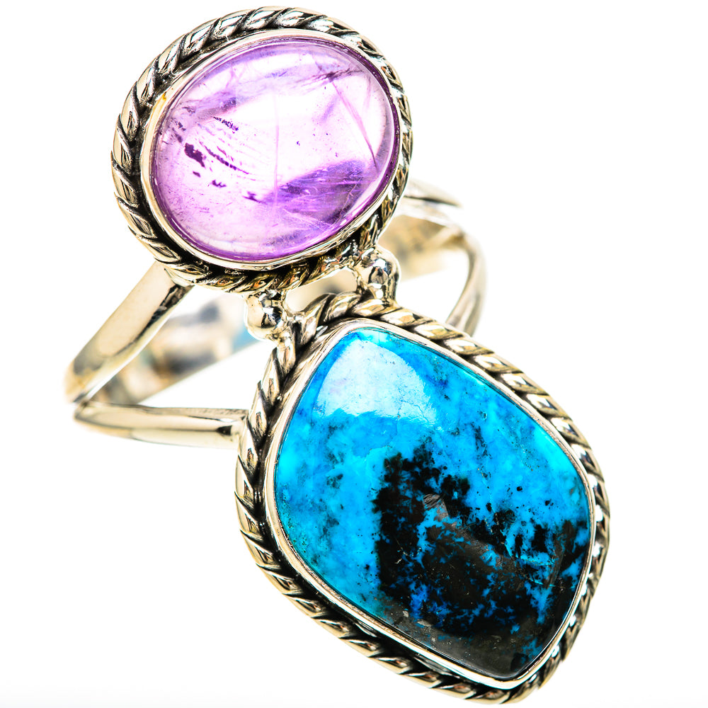 Shattuckite Rings handcrafted by Ana Silver Co - RING128587 - Photo 2