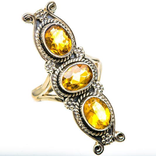 Citrine Rings handcrafted by Ana Silver Co - RING128595 - Photo 2
