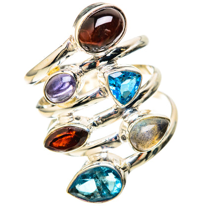Red Tiger Eye Rings handcrafted by Ana Silver Co - RING128604 - Photo 2