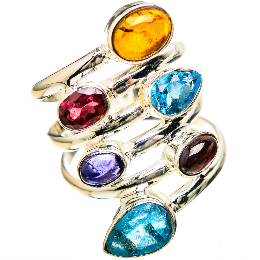Garnet Rings handcrafted by Ana Silver Co - RING128622 - Photo 2