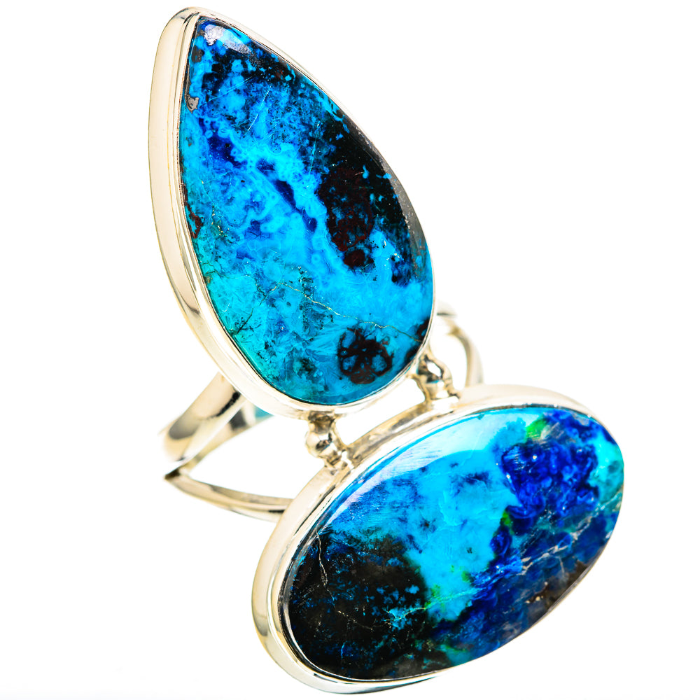 Shattuckite Rings handcrafted by Ana Silver Co - RING128623 - Photo 2