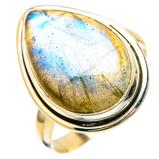 Labradorite Rings handcrafted by Ana Silver Co - RING128626 - Photo 2