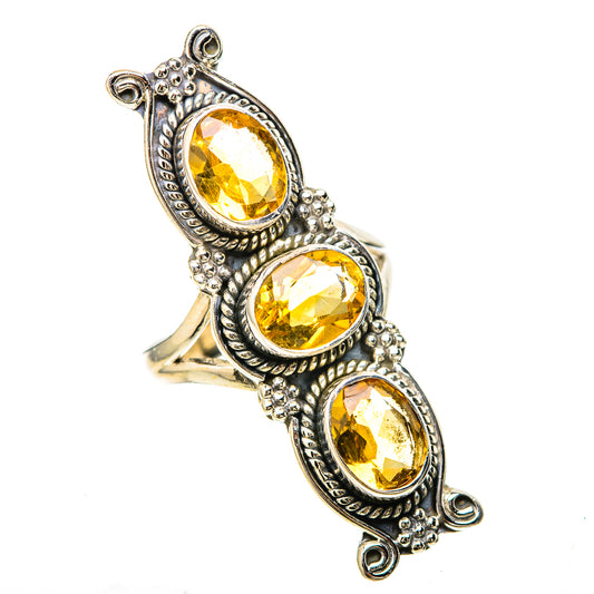 Citrine Rings handcrafted by Ana Silver Co - RING128629 - Photo 2