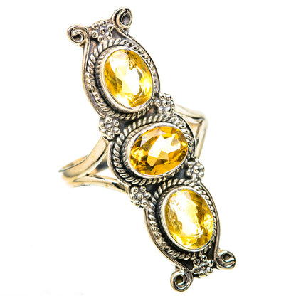 Citrine Rings handcrafted by Ana Silver Co - RING128630 - Photo 2