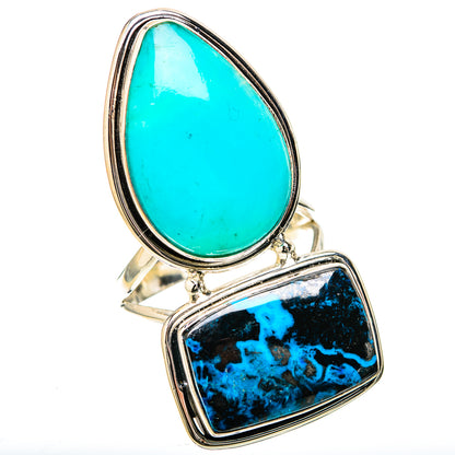 Shattuckite Rings handcrafted by Ana Silver Co - RING128639 - Photo 2