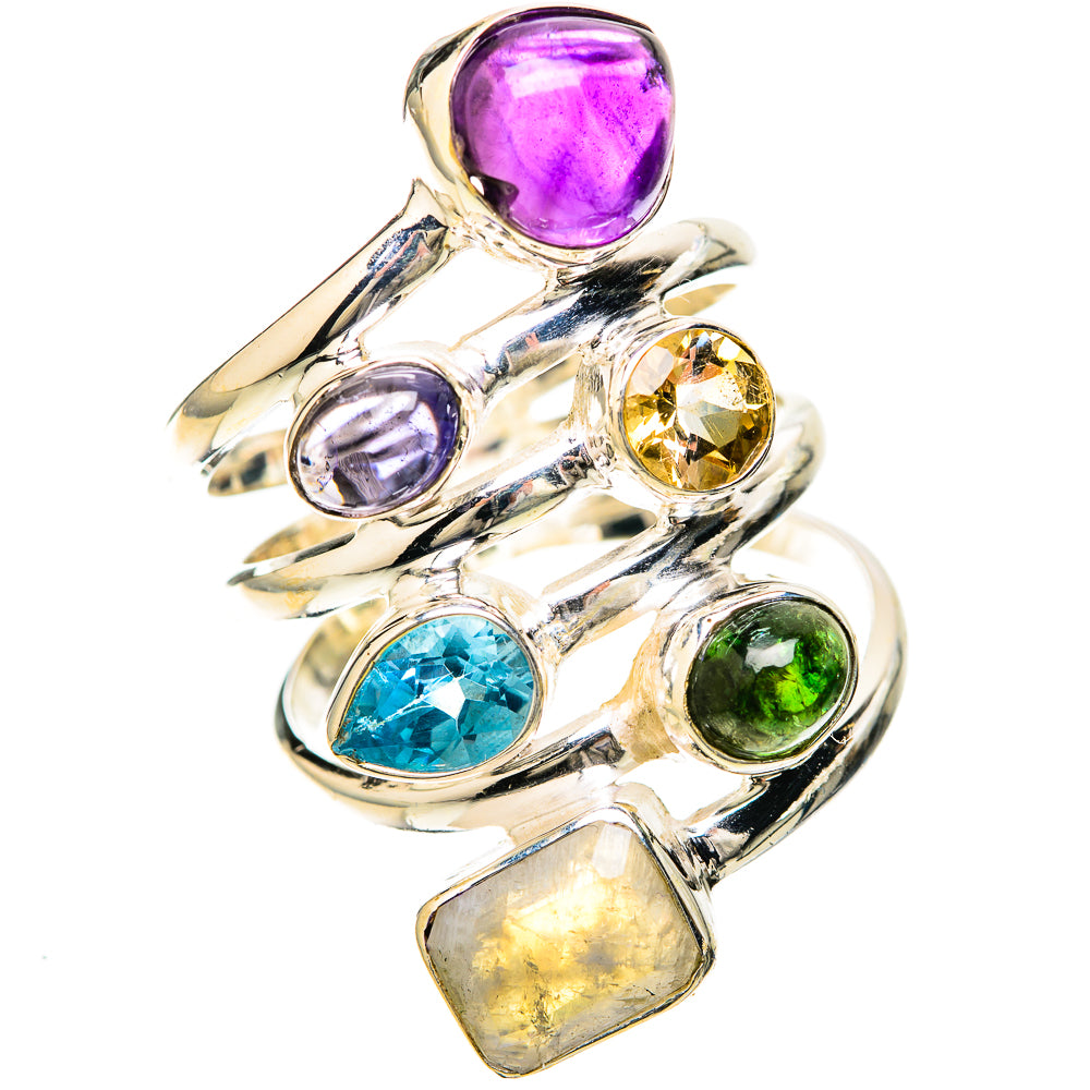 Amethyst Rings handcrafted by Ana Silver Co - RING128647 - Photo 2