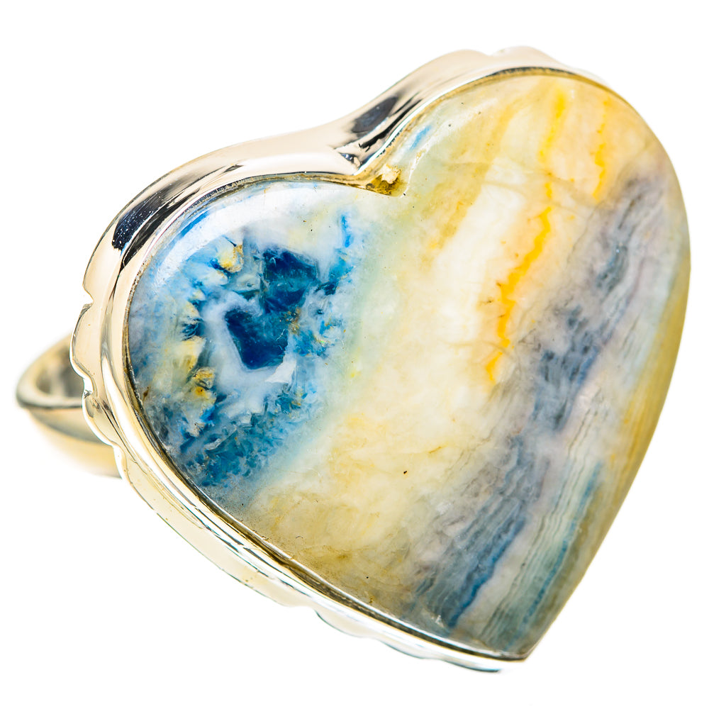 Blue Scheelite Rings handcrafted by Ana Silver Co - RING128653 - Photo 2