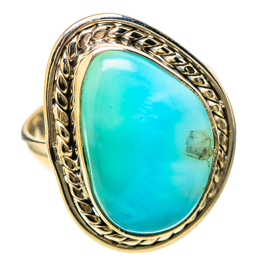 Larimar Rings handcrafted by Ana Silver Co - RING128665 - Photo 2