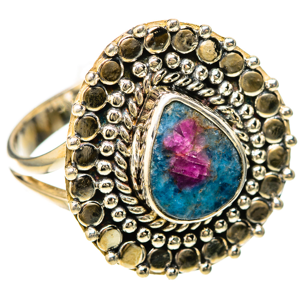 Ruby Fuchsite Rings handcrafted by Ana Silver Co - RING128667 - Photo 2
