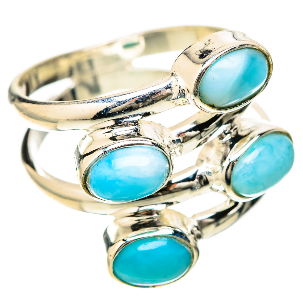 Larimar Rings handcrafted by Ana Silver Co - RING128672 - Photo 2