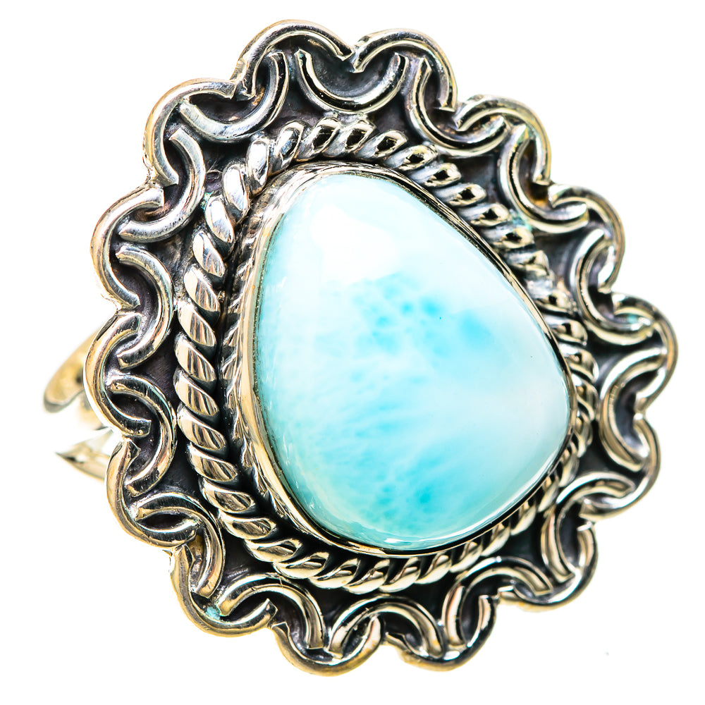 Larimar Rings handcrafted by Ana Silver Co - RING128684 - Photo 2