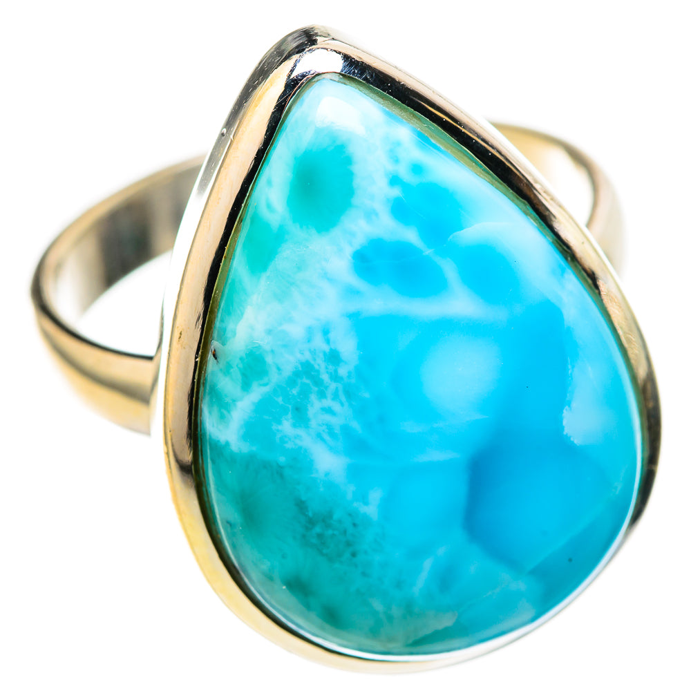 Larimar Rings handcrafted by Ana Silver Co - RING128690 - Photo 2