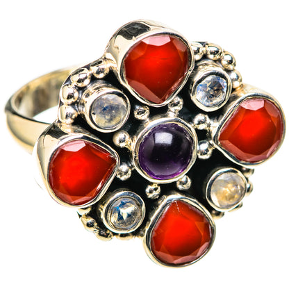 Red Onyx Rings handcrafted by Ana Silver Co - RING128696 - Photo 2