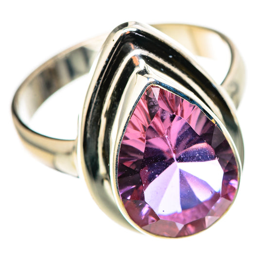 Color Change Alexandrite (Lab.) Rings handcrafted by Ana Silver Co - RING128698 - Photo 2