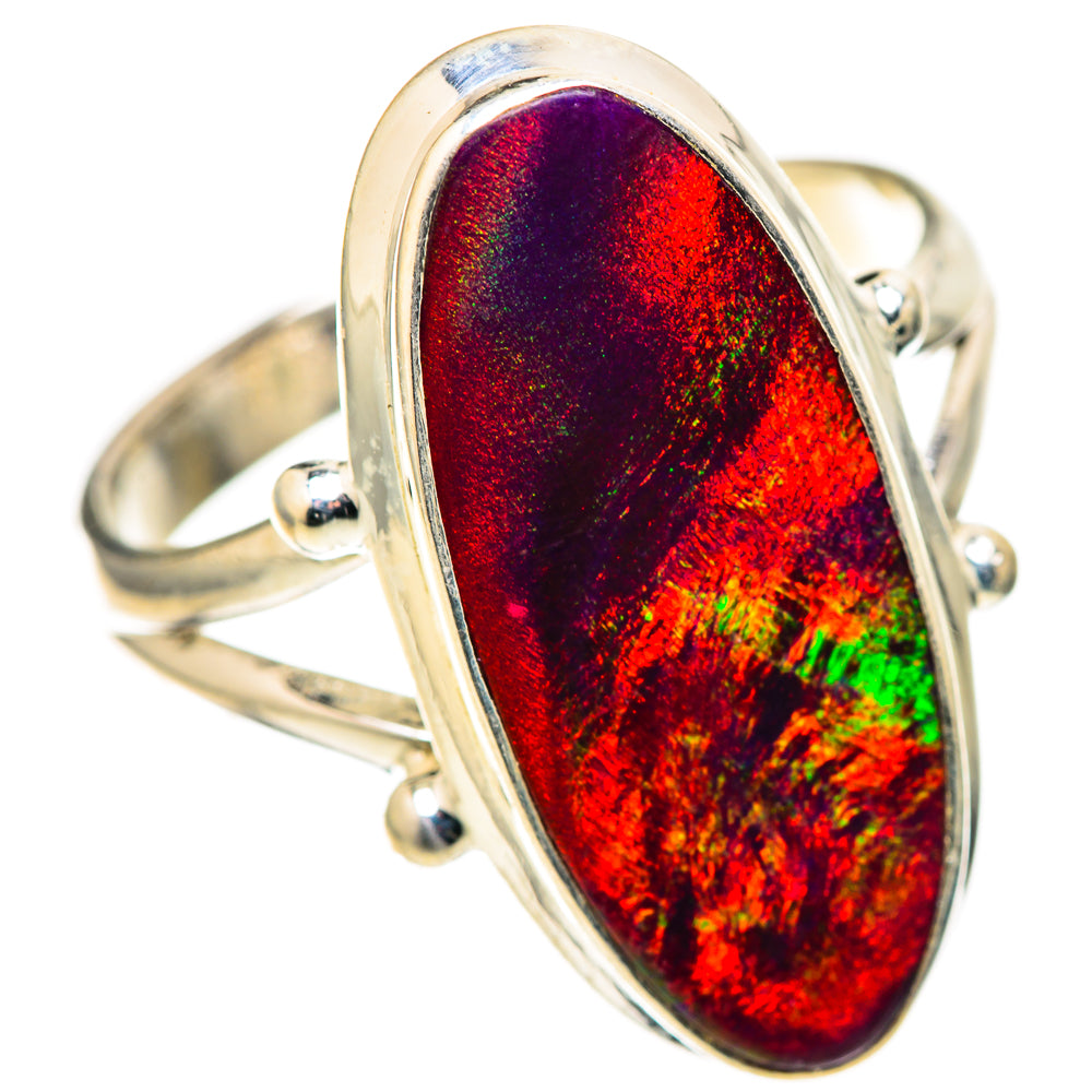 Aura Opal Rings handcrafted by Ana Silver Co - RING128732 - Photo 2