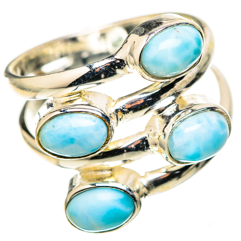 Larimar Rings handcrafted by Ana Silver Co - RING128734 - Photo 2