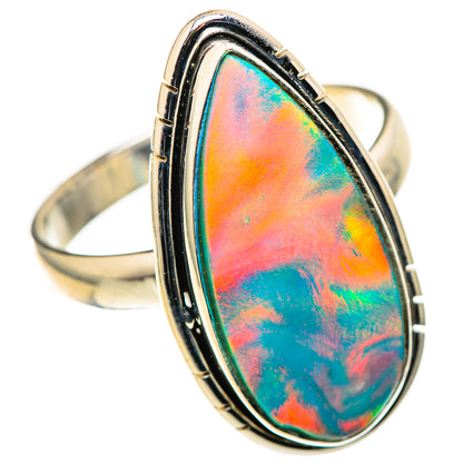 Aura Opal Rings handcrafted by Ana Silver Co - RING128748 - Photo 2