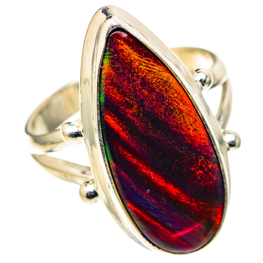 Aura Opal Rings handcrafted by Ana Silver Co - RING128749 - Photo 2
