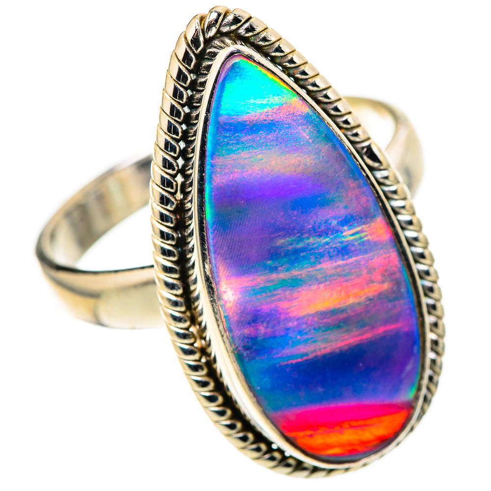 Aura Opal Rings handcrafted by Ana Silver Co - RING128756 - Photo 2