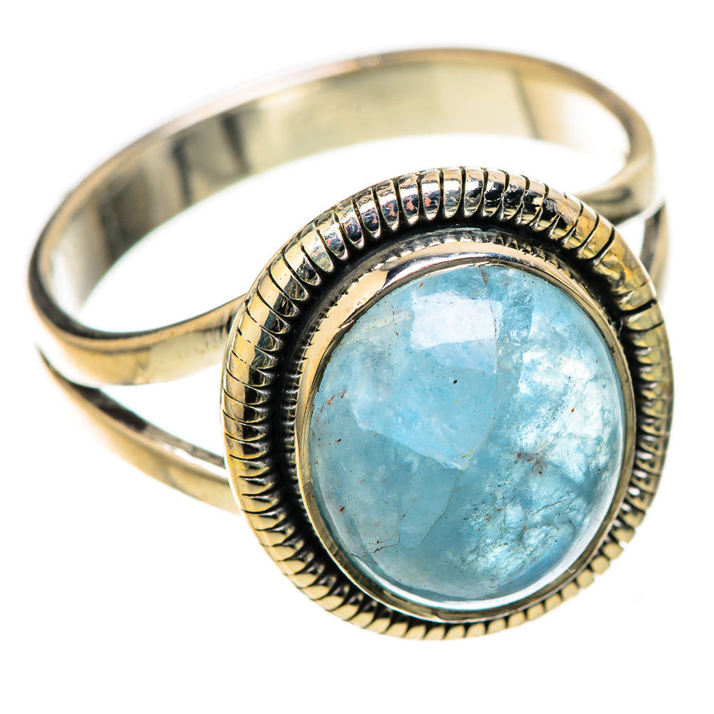 Aquamarine Rings handcrafted by Ana Silver Co - RING128758 - Photo 2