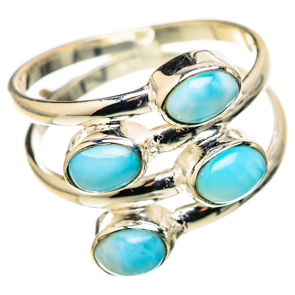 Larimar Rings handcrafted by Ana Silver Co - RING128761 - Photo 2
