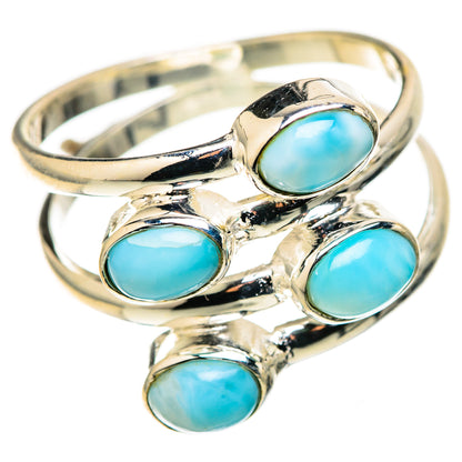 Larimar Rings handcrafted by Ana Silver Co - RING128761 - Photo 2