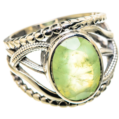 Prehnite Rings handcrafted by Ana Silver Co - RING128765 - Photo 2