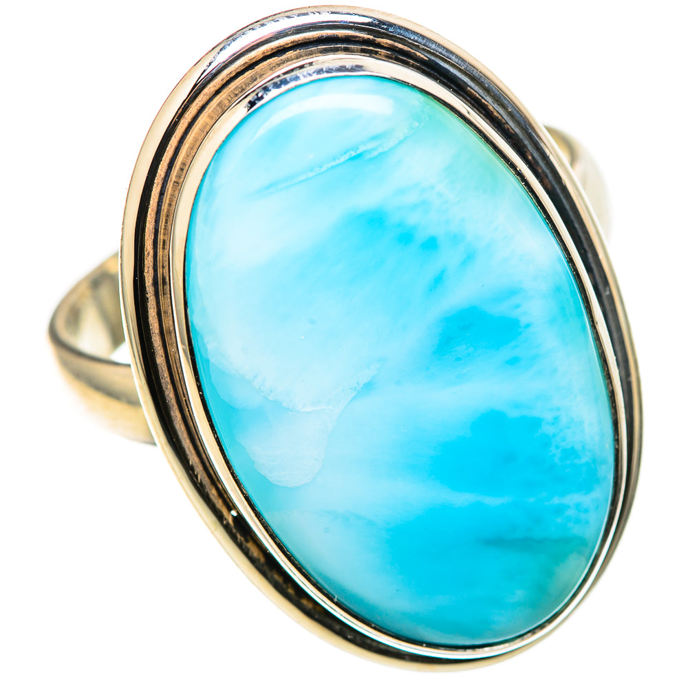 Larimar Rings handcrafted by Ana Silver Co - RING128782 - Photo 2