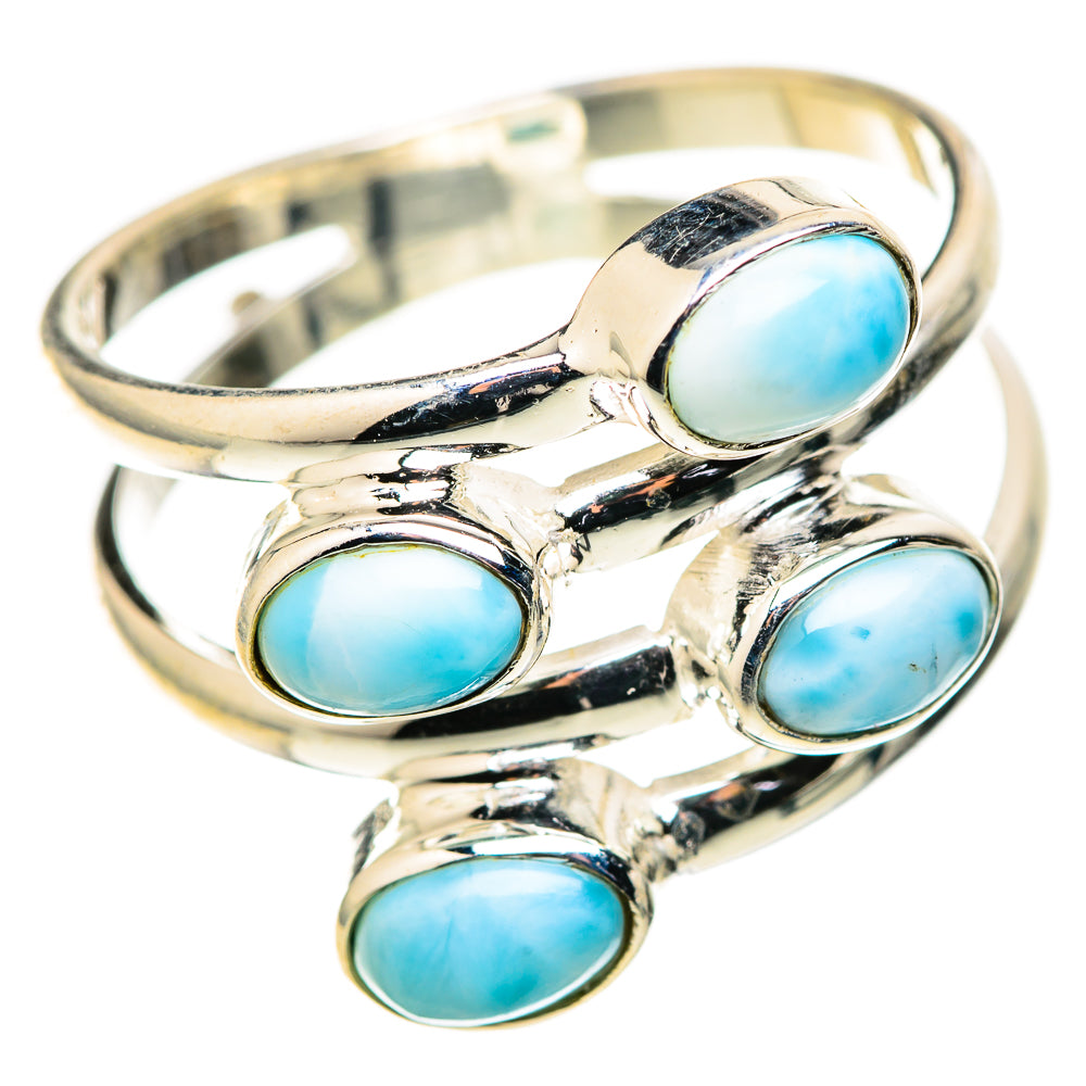 Larimar Rings handcrafted by Ana Silver Co - RING128783 - Photo 2