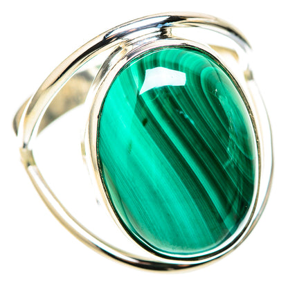 Malachite Rings handcrafted by Ana Silver Co - RING128787 - Photo 2
