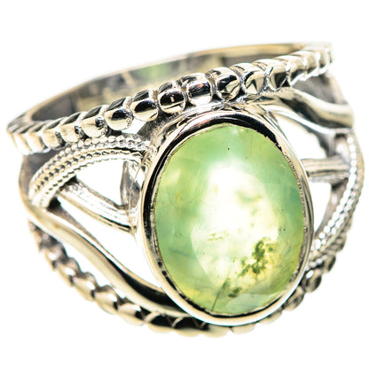 Prehnite Rings handcrafted by Ana Silver Co - RING128788 - Photo 2