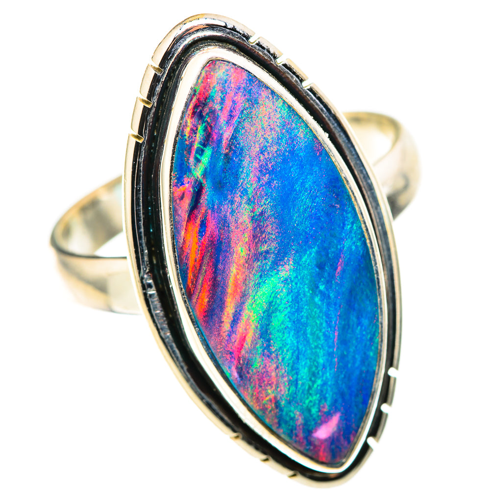 Aura Opal Rings handcrafted by Ana Silver Co - RING128800 - Photo 2