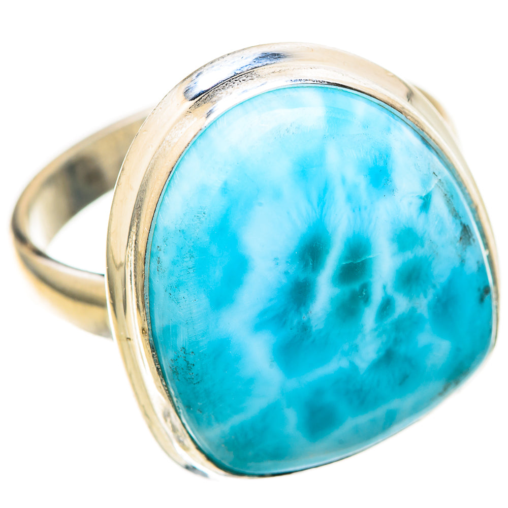 Larimar Rings handcrafted by Ana Silver Co - RING128805 - Photo 2