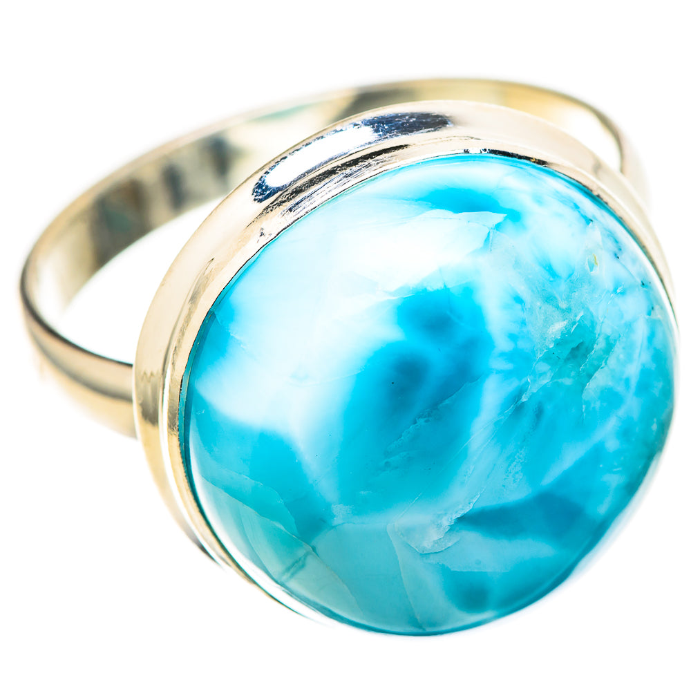 Larimar Rings handcrafted by Ana Silver Co - RING128809 - Photo 2