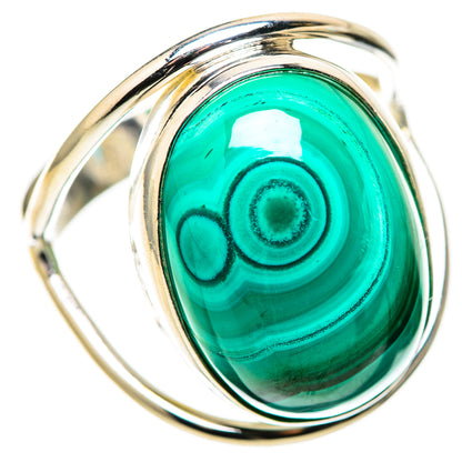 Malachite Rings handcrafted by Ana Silver Co - RING128810 - Photo 2